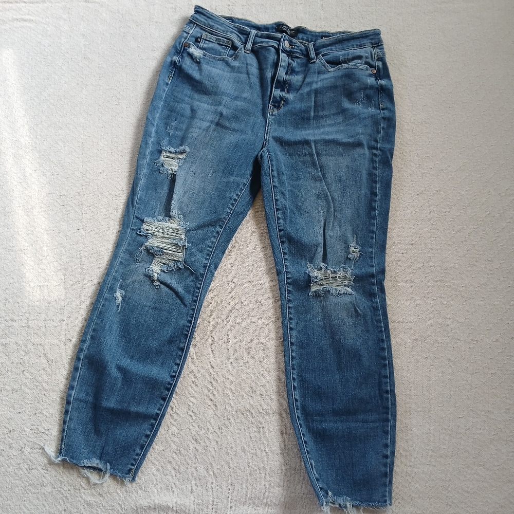 judy blue ♡ relaxed fit jeans 15/32 blue denim spring